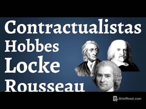 Contractualistas; Hobbes Locke y Rousseau