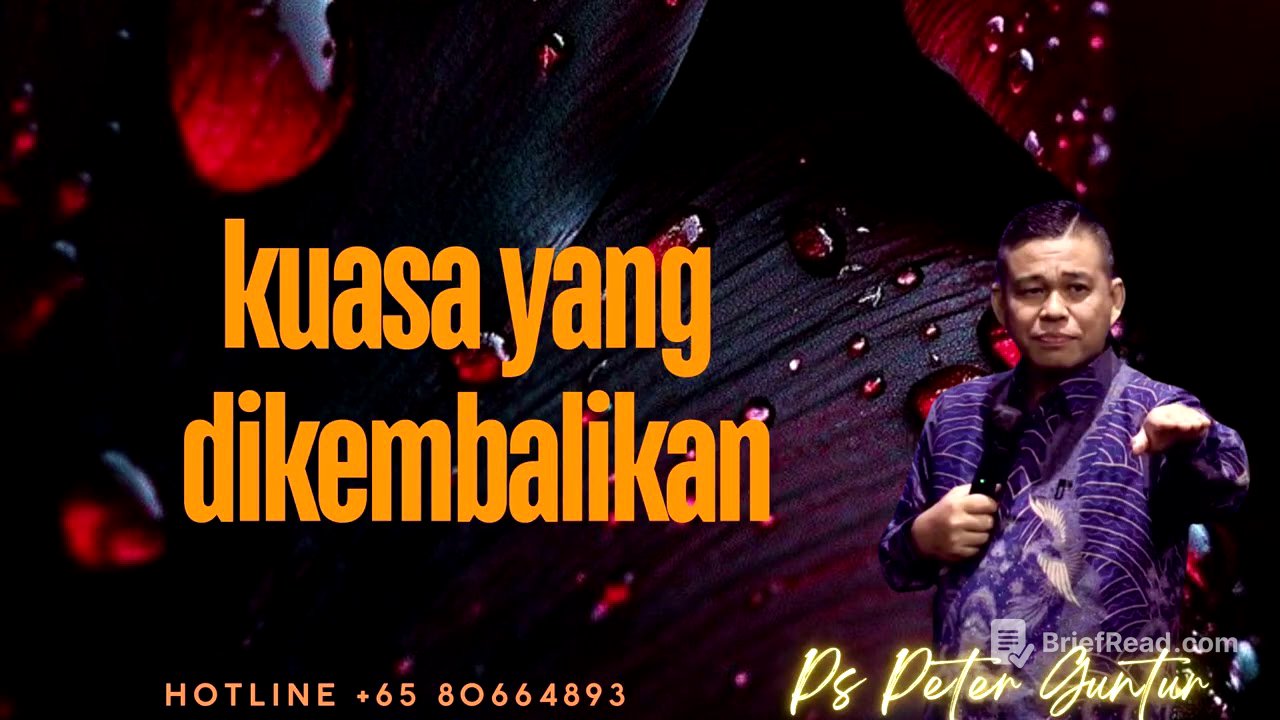 KUASA YANG DIKEMBALIKAN -  PETER GUNTUR