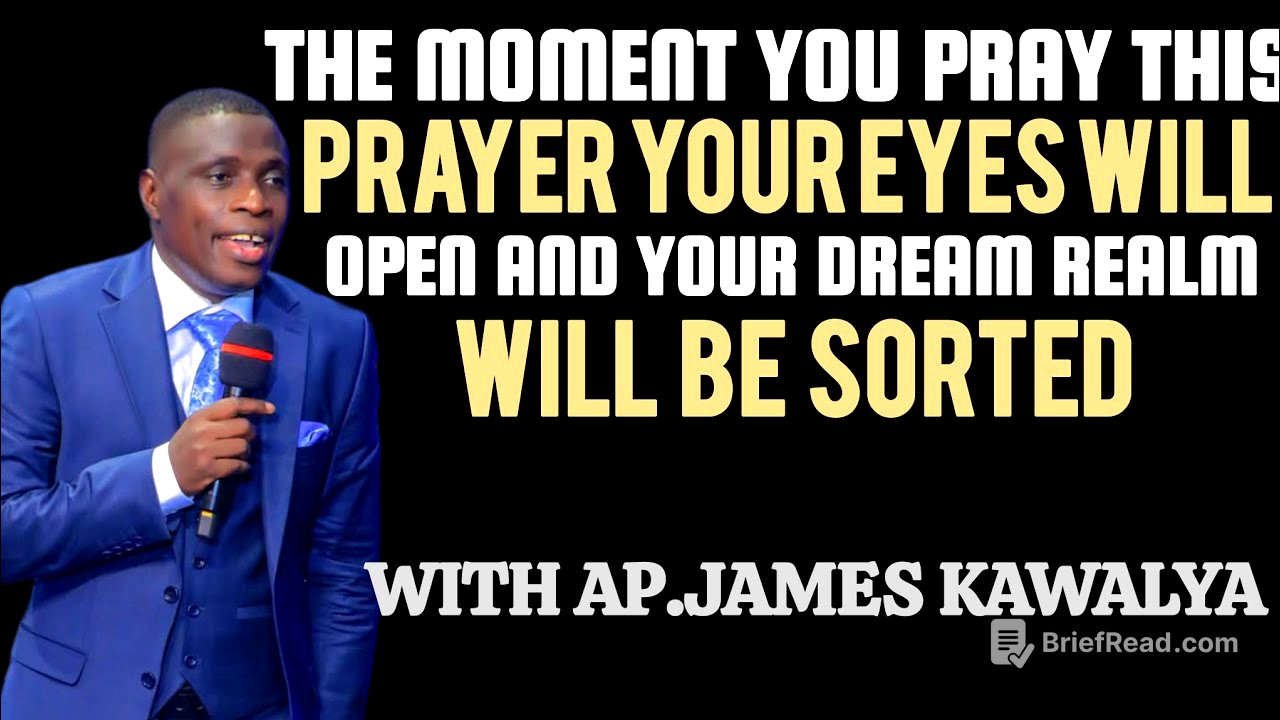 PRAYER TO UNBLOCK YOUR DREAMS AND REMOVE BREACHES IN YOUR BLOODLINE/AP.JAMES KAWALYA 