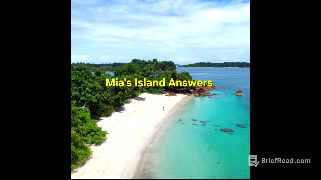 Mia's Island Answers #beastgames #travel