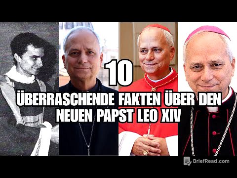 10 Überraschende Fakten über den neuen Papst Leo XIV! (Robert Prévost)