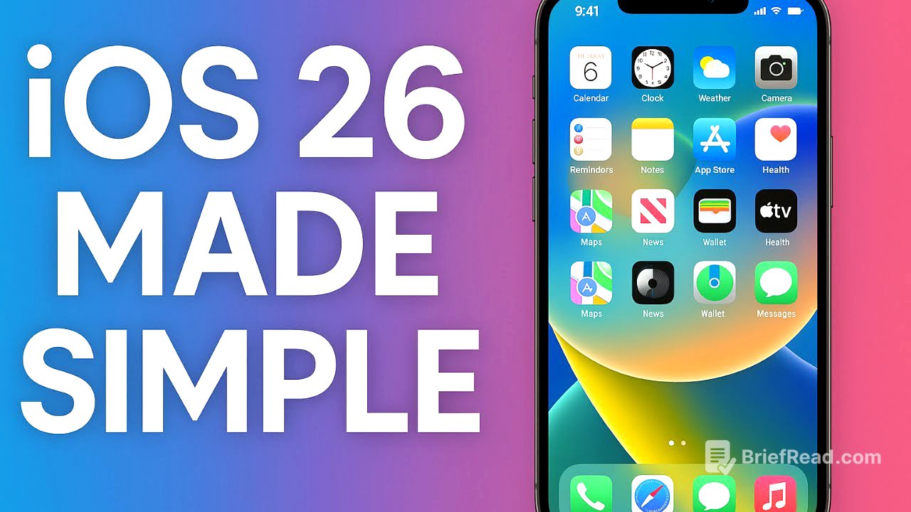 iOS 26 for Seniors: Everything You Need to Know