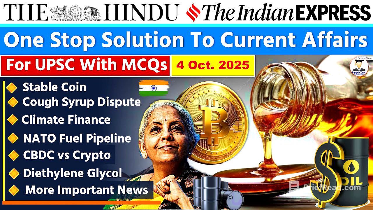 The Hindu Analysis Today | 4 October 2025 | The Hindu Newspaper Analysis | Daily Current Affairs