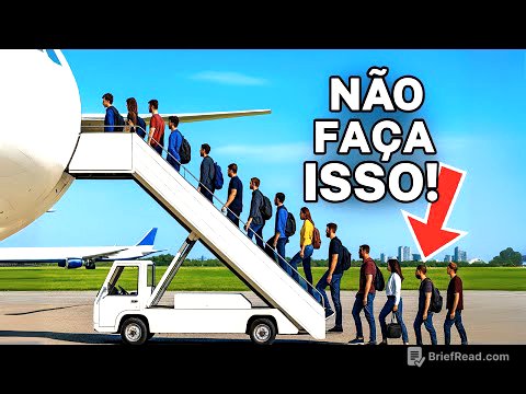 NÃO ENTRE NO AVIÃO SEM SABER DISSO! 7 Segredos Chocantes Que NINGUÉM te conta