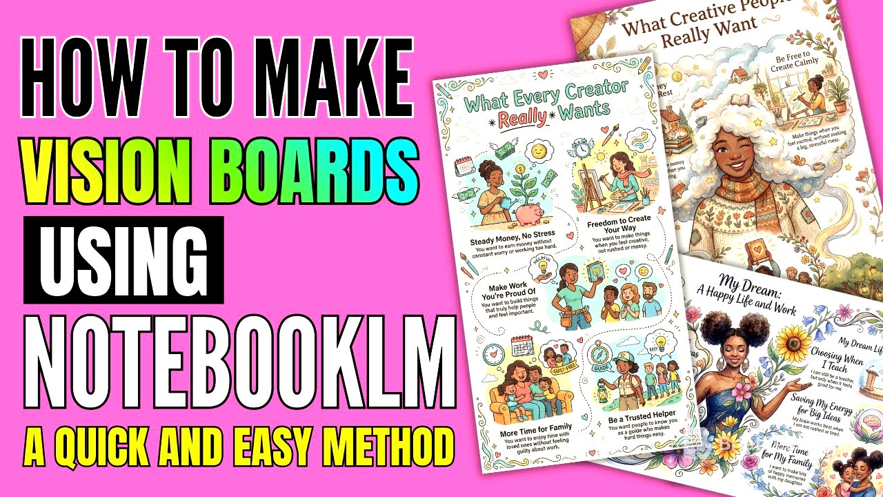 Use Notebook LM to Make an Epic Vision Board for 2026 | A Fun, Quick, and Easy Method