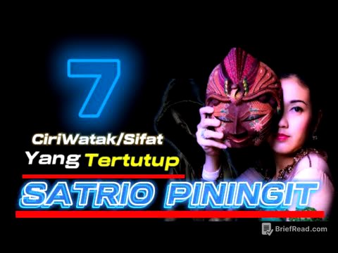 7 Ciri watak atau sifat tertutup SATRIO PININGIT