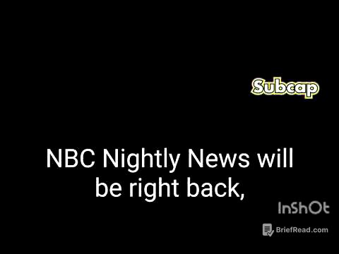 You're watching the replay of NBC Nightly News's season 4 finale, at 6:30 PM.