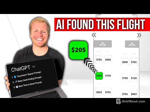 I Used ChatGPT To Save Big On Flights! (Copy and Paste Prompts)
