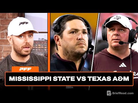 Mississippi State vs. Texas A&M Preview & Prediction | PFF College Football Show
