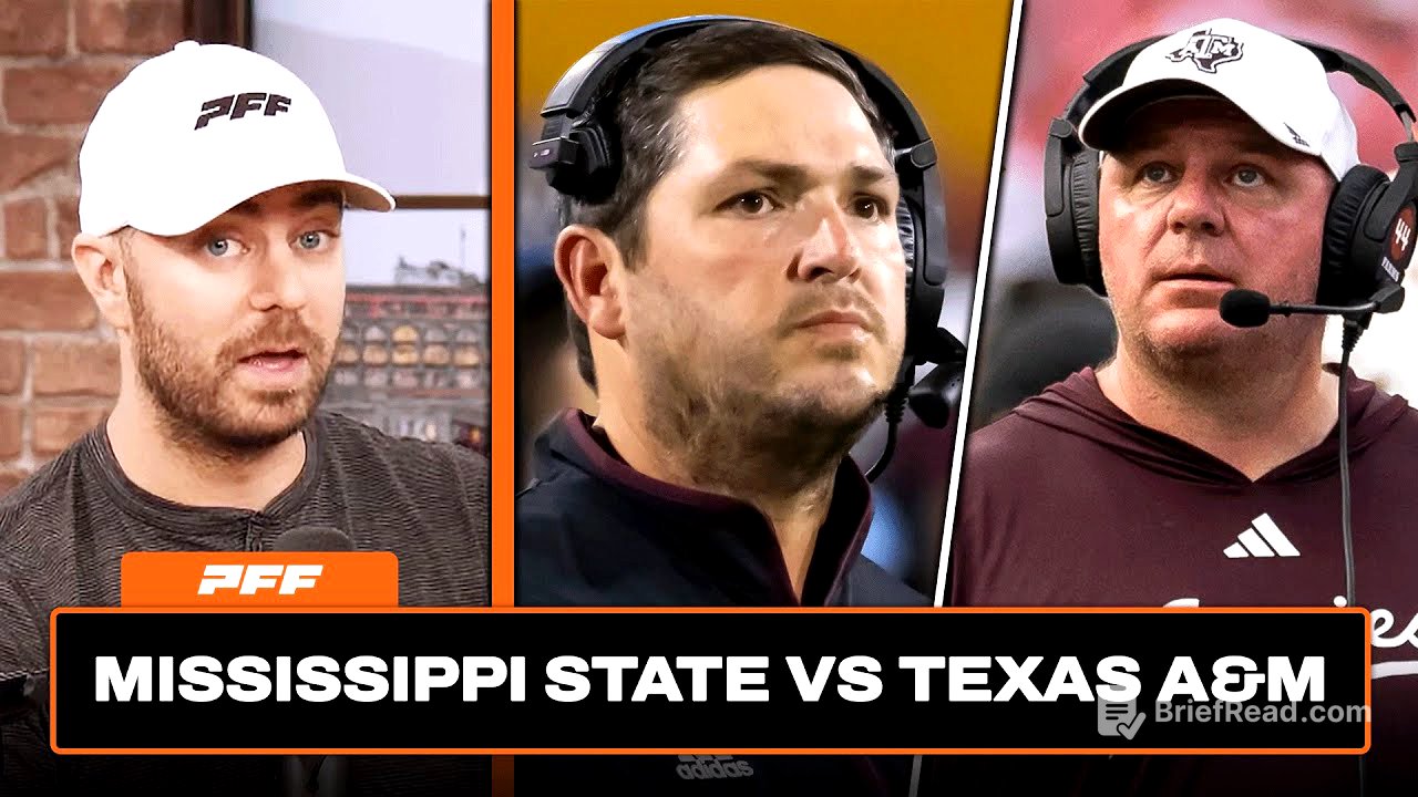 Mississippi State vs. Texas A&M Preview & Prediction | PFF College Football Show