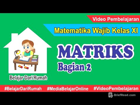 Matriks Matematika Wajib Kelas 11 Bagian 2 - Operasi Matriks