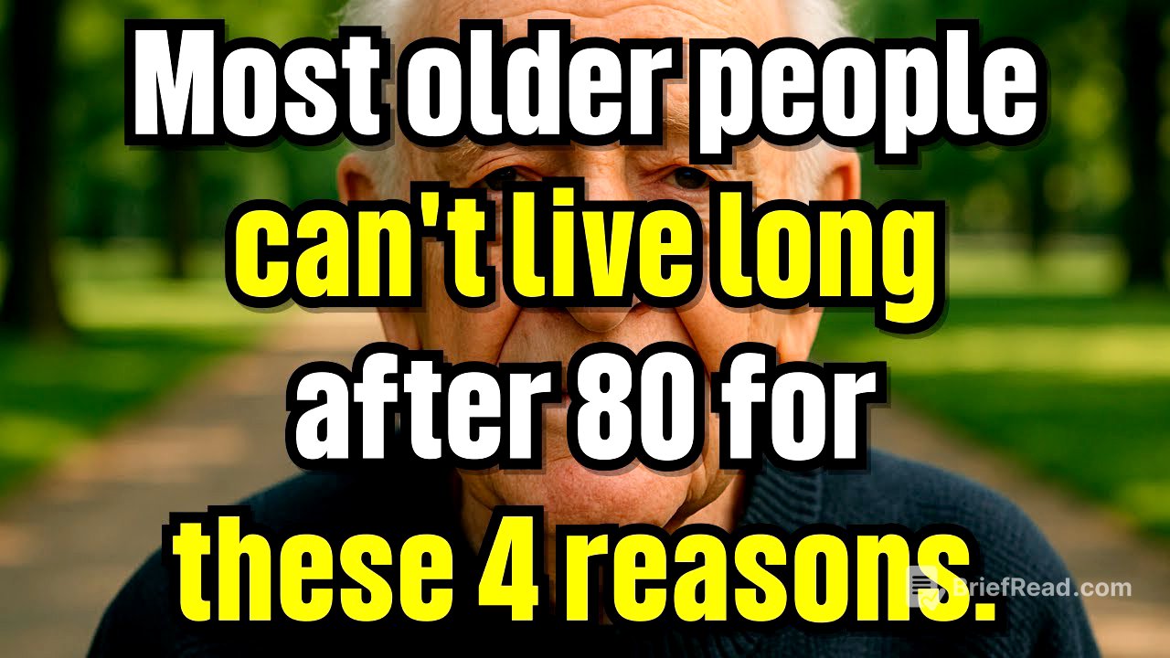 Most Older People Struggle to Live Beyond 80 Because of These 4 Hidden Health Reasons.