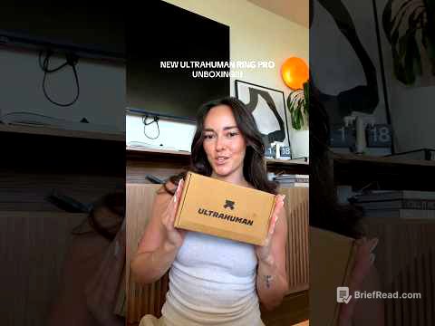 unboxing the new Ultrahuman Ring PRO CATH10 to save