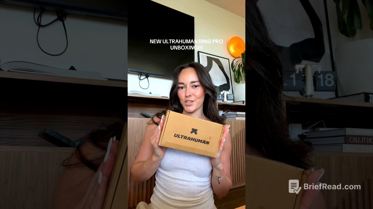 unboxing the new Ultrahuman Ring PRO CATH10 to save