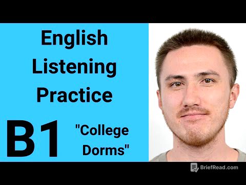 B1 English Listening Practice - College Dorms
