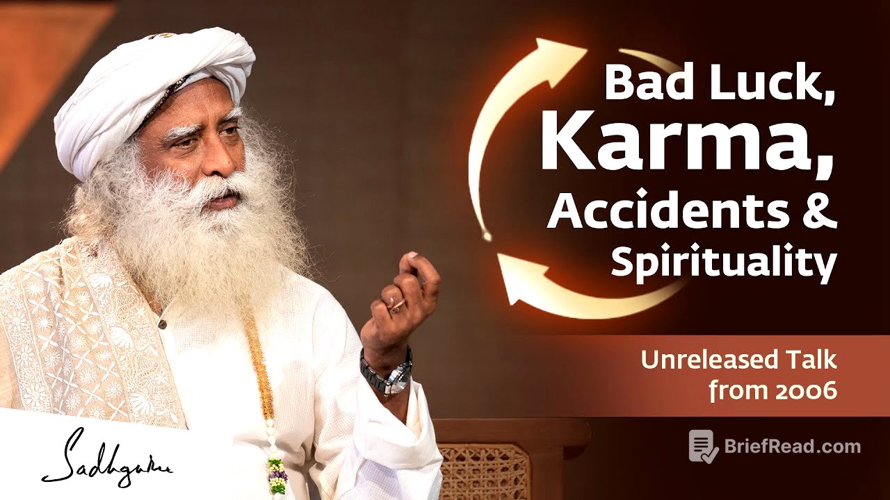 Bad Luck, Karma, Accidents & Spirituality – Unreleased Talk from 2006 | Sadhguru