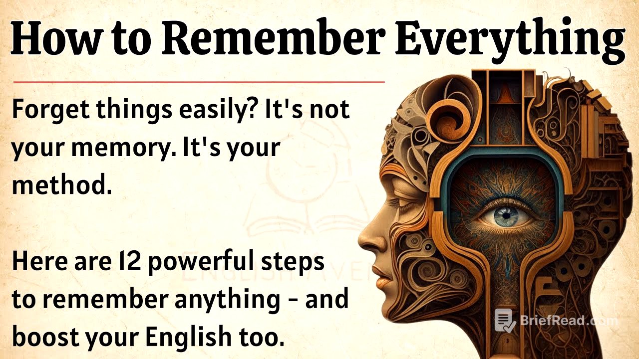 How to Remember Everything - Boost Your Memory || Graded Reader || Improve Your English ✅️ 