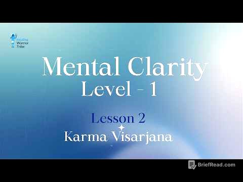 MC1 - Lesson 2 - Take action with Karmic & Emotional release - Karma Visarjana