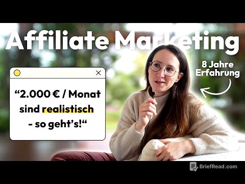 Affiliate-Marketing für Anfänger (einfach erklärt) | 2024