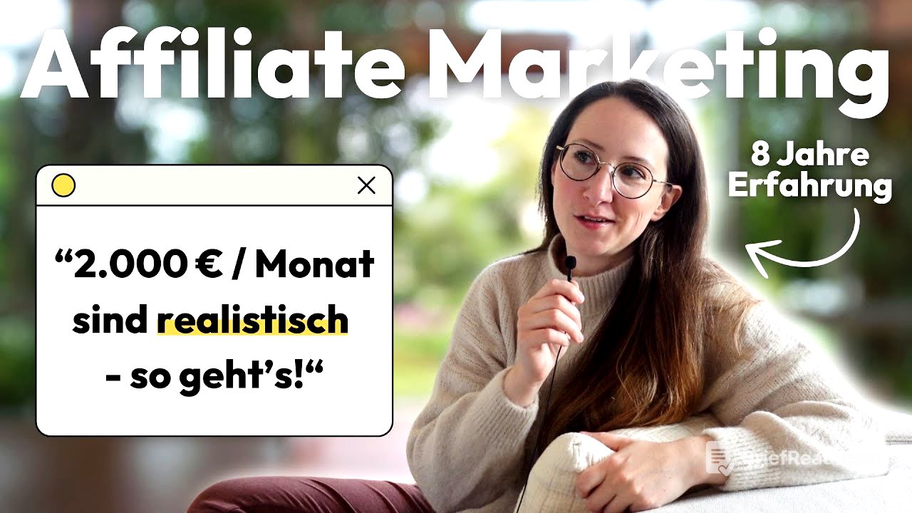 Affiliate-Marketing für Anfänger (einfach erklärt) | 2024
