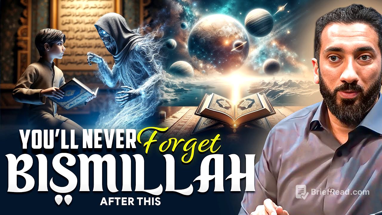 The Beautiful Explanation And The Power Of Bismillah | Nouman Ali Khan