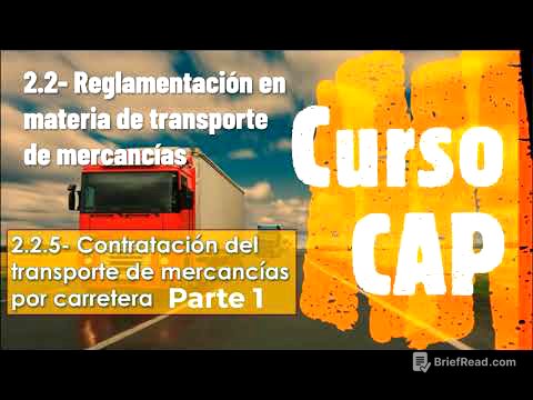 2.2.5.1- Contratación del transporte de mercancías por carretera Curso CAP 🚚🚌. Objetivo 2