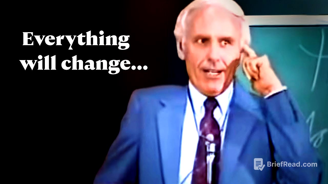 How to Fix Your Entire Life in 1 Day (Jim Rohn Seminar)