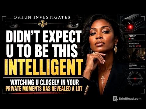 DIDN'T EXPECT U TO BE THIS INTELLIGENT WATCHING U CLOSELY IN YOUR PRIVATE MOMENTS HAS REVEALED ALOT