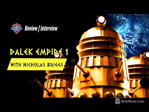 Dalek Empire - The Original Big Finish Doctor Who Spinoff with its Creator, Nicholas Briggs