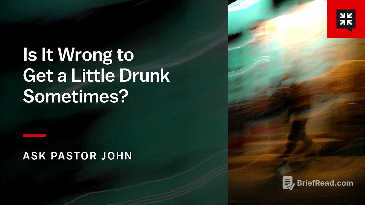 Is It Wrong to Get a Little Drunk Sometimes?