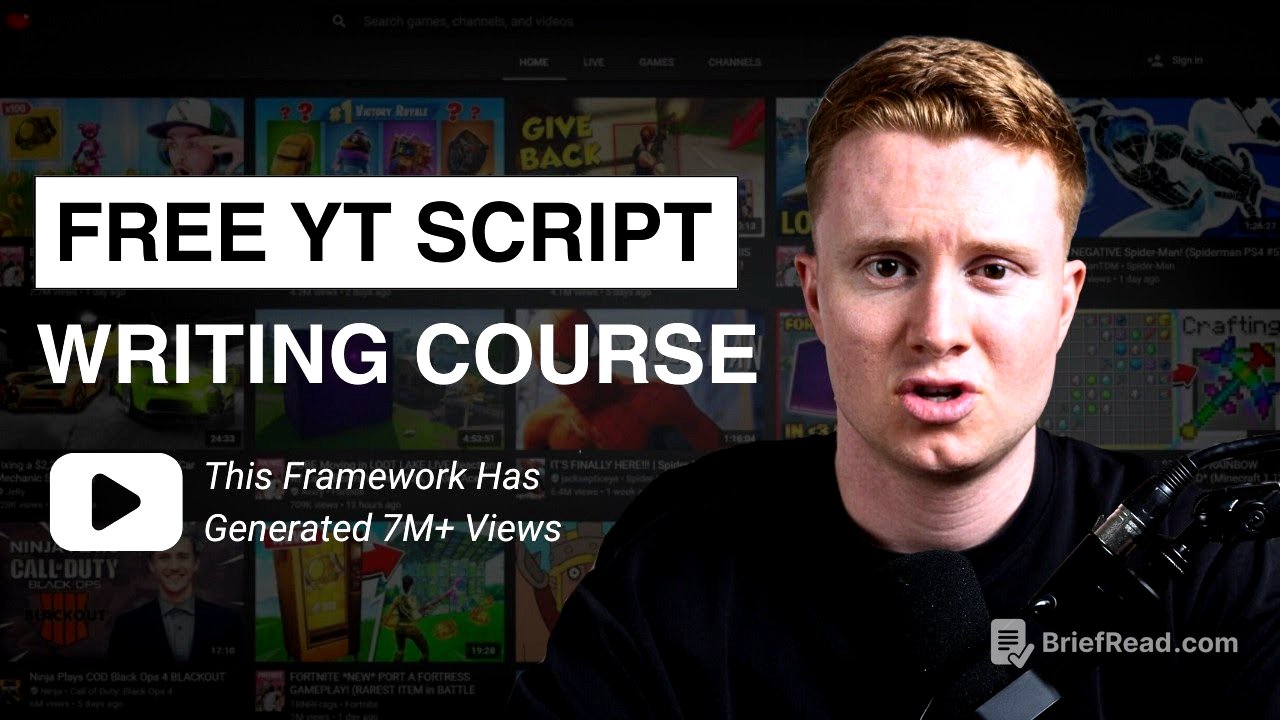 How To Write a YouTube Script (My 12M+ View Framework)