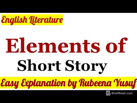 Elements Of Short Story | Easy Explanation | By Rubeena Yusuf