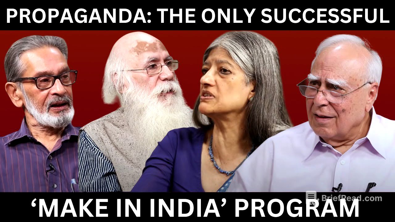 Propaganda: The only successful  ‘Make In India’ Program #DilsewithKapilSibal