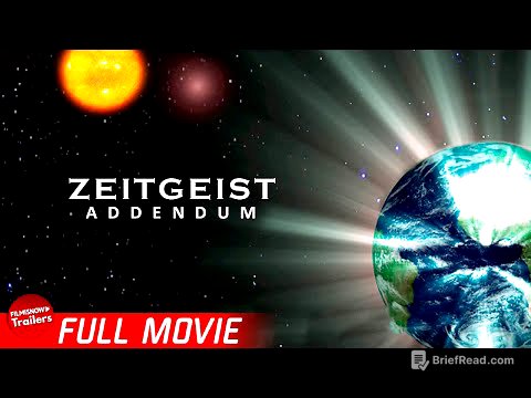 ZEITGEIST: ADDENDUM | Full Free Documentary | Social Pathology, Peter Joseph
