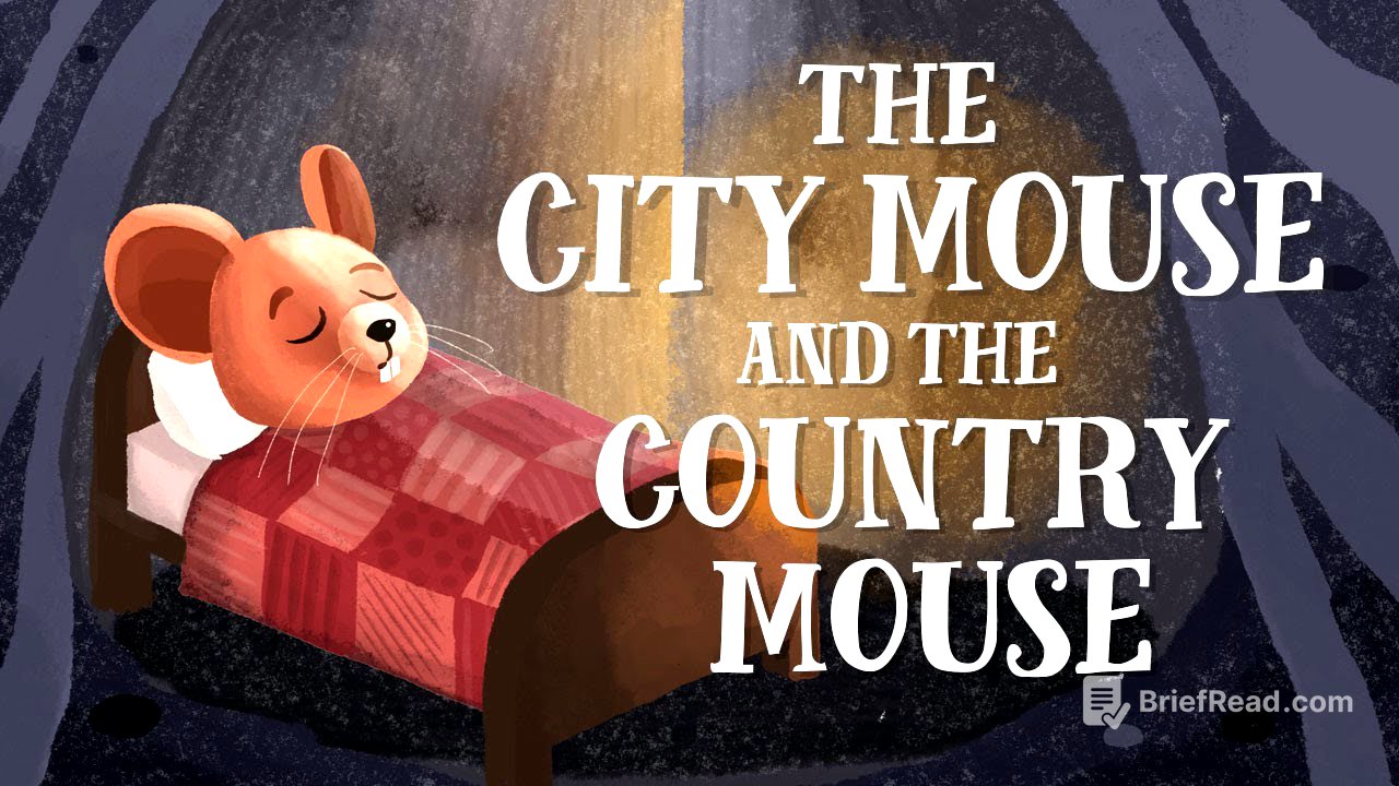 The City Mouse and the Country Mouse - US English accent (TheFableCottage.com)
