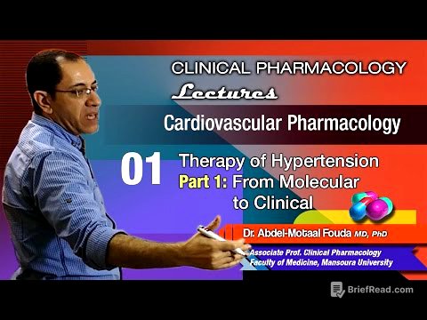 Cardiovascular Pharmacology (Ar) - 01 - Therapy of hypertension