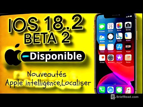 iOS 18.2 bêta 2 disponible: toutes les nouveautés sur iPhone Siri,Mails,Localiser...