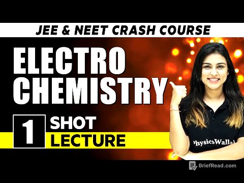 Electro Chemistry - One Shot Lecture | CHAMPIONS - JEE/NEET CRASH COURSE 2022