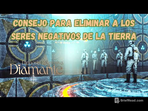 ES SARA - CONSEJO PARA ELIMINAR A LOS SERES NEGATIVOS DE LA TIERRA HIPNOSIS REGRESIVA DIAMANTE
