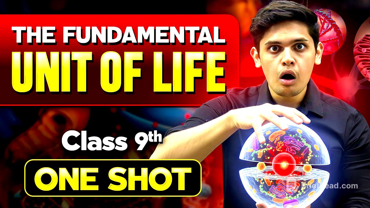 The Fundamental Unit of Life Complete Chapter🔥| CLASS 9th Science| NCERT covered| Prashant Kirad