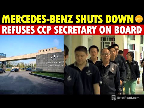 Mercedes-Benz Shuts Down Rather Than Allowing CCP Party Secretary on the Board, 3,000 Jobs Lost