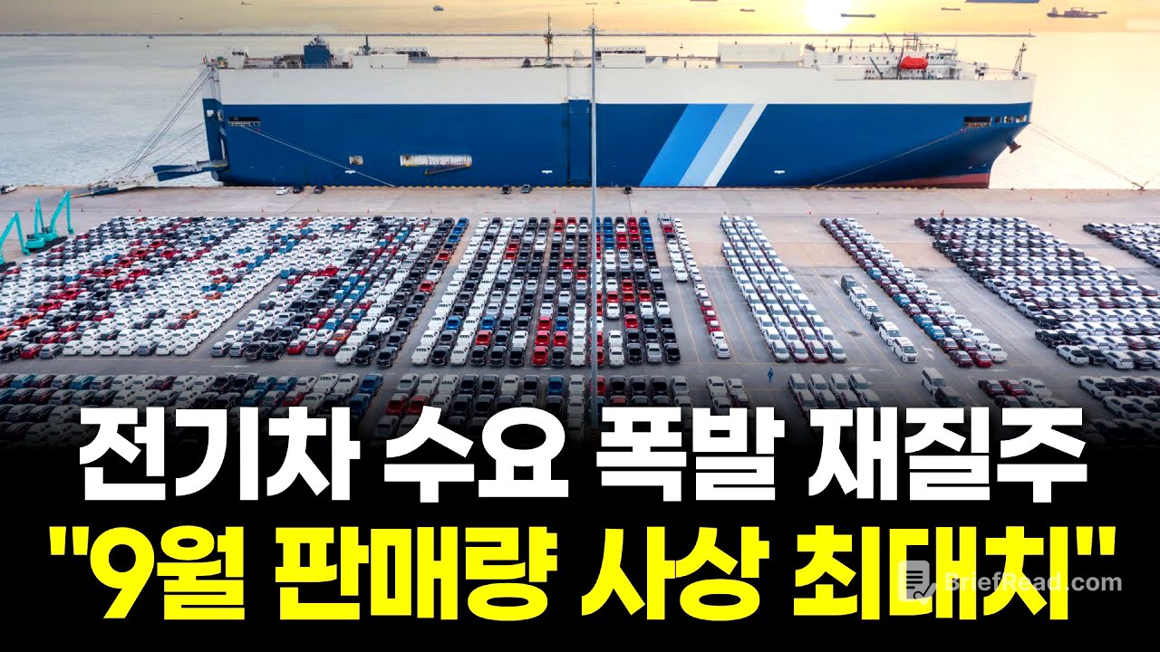 전기차 회복 신호…BYD 질주, 테슬라 둔화로 판도 재편?