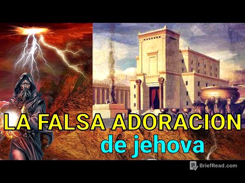 NO APTO PARA RELIGIOSOS, LA VERDADERA ADORACION NO ES EN UNA IGLESIA  👉 LA FALSA ADORACION DE jehova