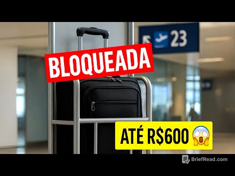 O que era GRÁTIS agora custa até 600 REAIS! 😱: as NOVAS REGRAS de bagagem em 2025! ⚠️