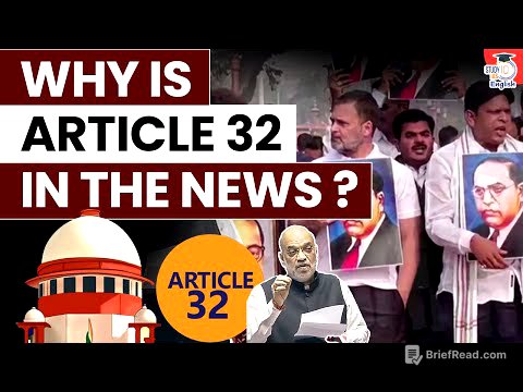 Why is Article 32 in the News? | Saumya Pande | StudyIQ IAS English