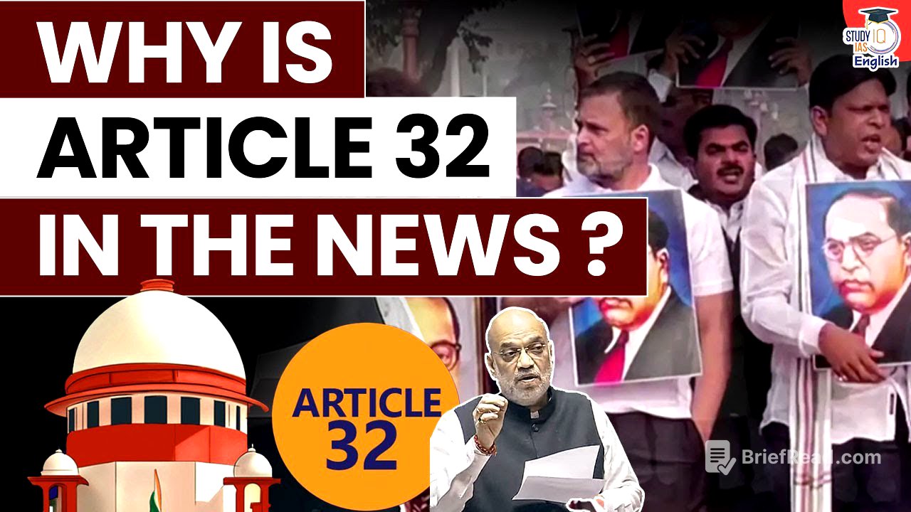 Why is Article 32 in the News? | Saumya Pande | StudyIQ IAS English