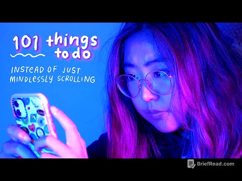 101 THINGS TO DO INSTEAD OF SCROLLING // ideas to have a fun, productive summer