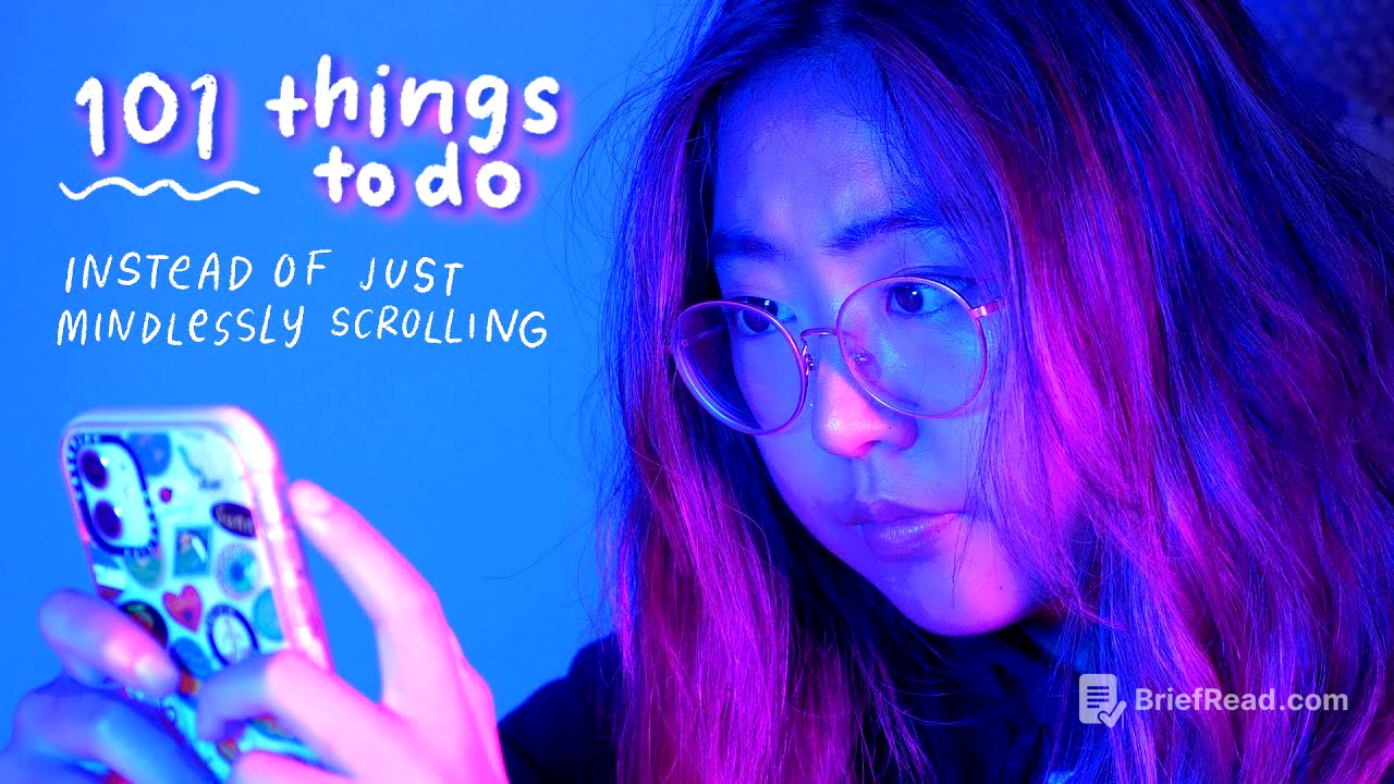 101 THINGS TO DO INSTEAD OF SCROLLING // ideas to have a fun, productive summer