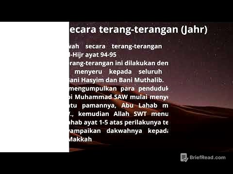 Substansi dan Strategi Dakwah Rasulullah SAW Periode Makkah