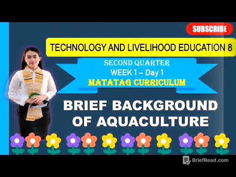 TLE 8: Q2_WEEK 1- Day 1: BRIEF BACKGROUND OF AQUACULTURE ||MATATAG CURRICULUM 